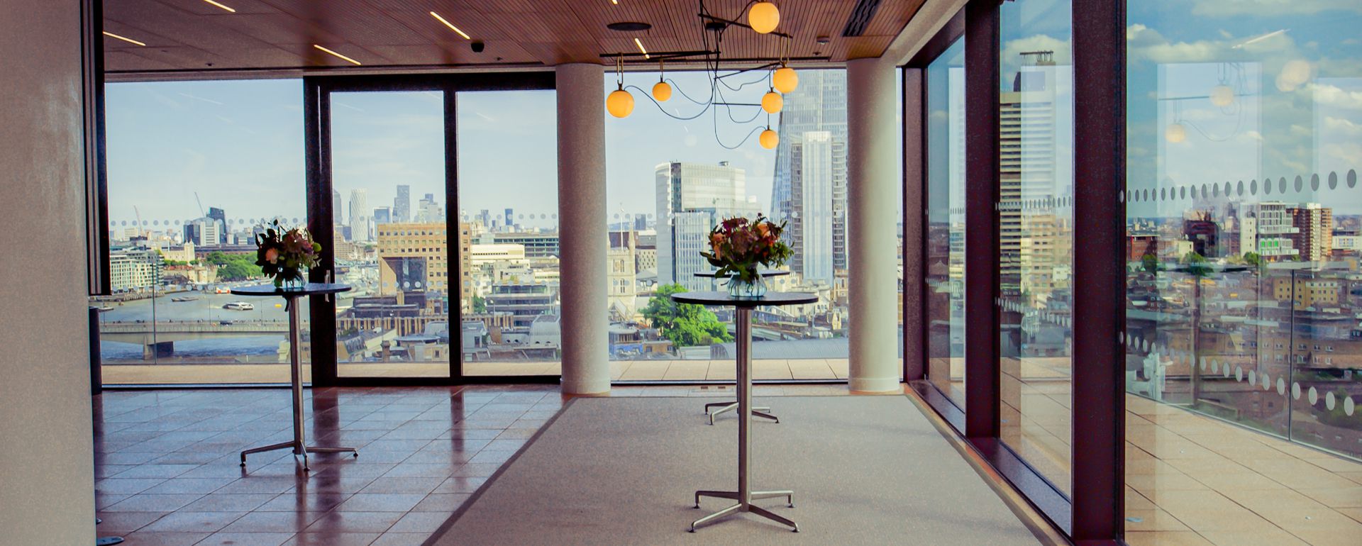 Event space with London views