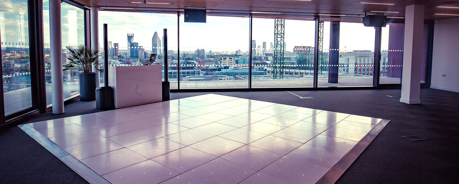 Event space with dancefloor